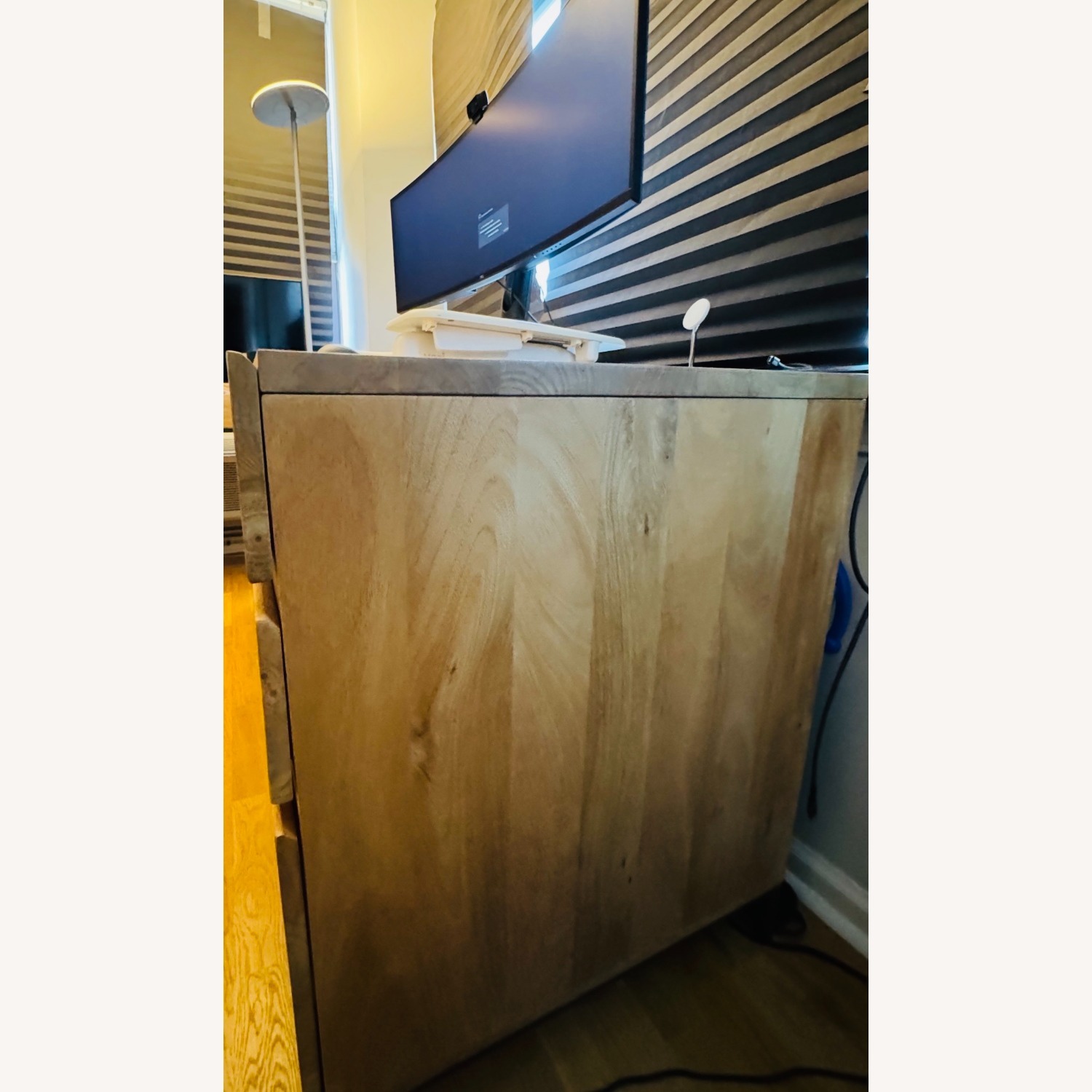 West Elm Solid Wood Industrial Desk  - image-3