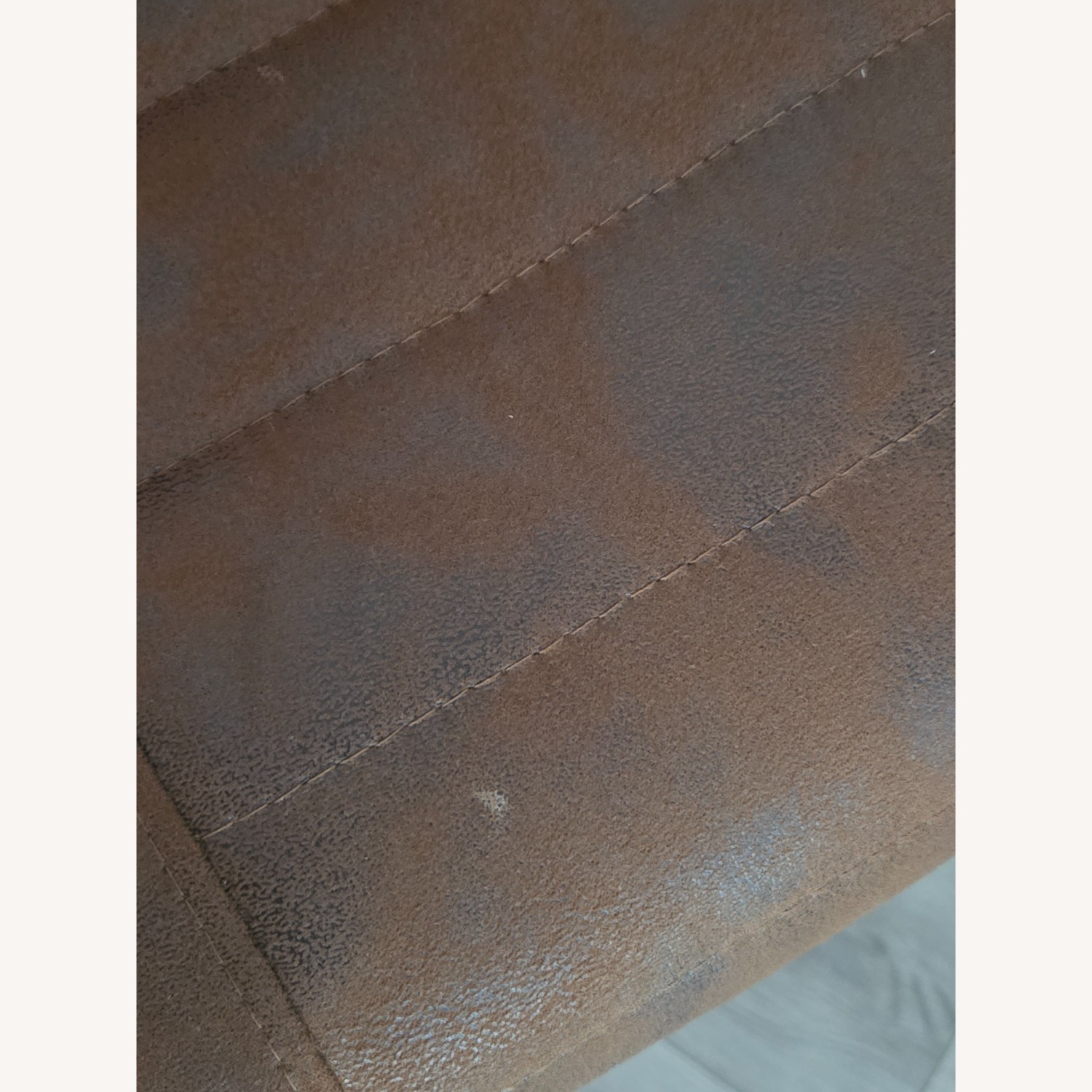 Dark Brown Fabric Stools - image-5