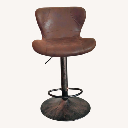 Used Dark Brown Fabric Stools for sale on AptDeco