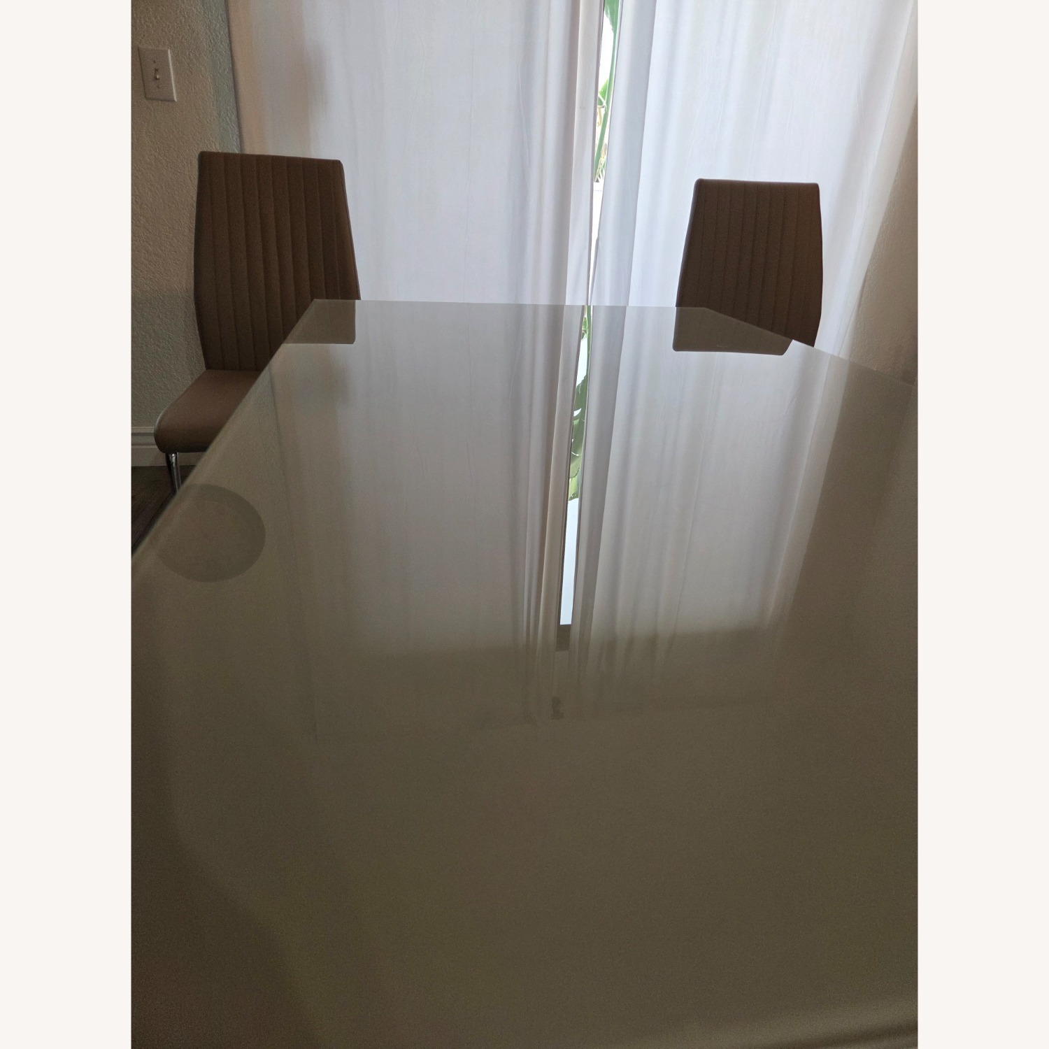 Light Gray Glass Dining Sets - image-2