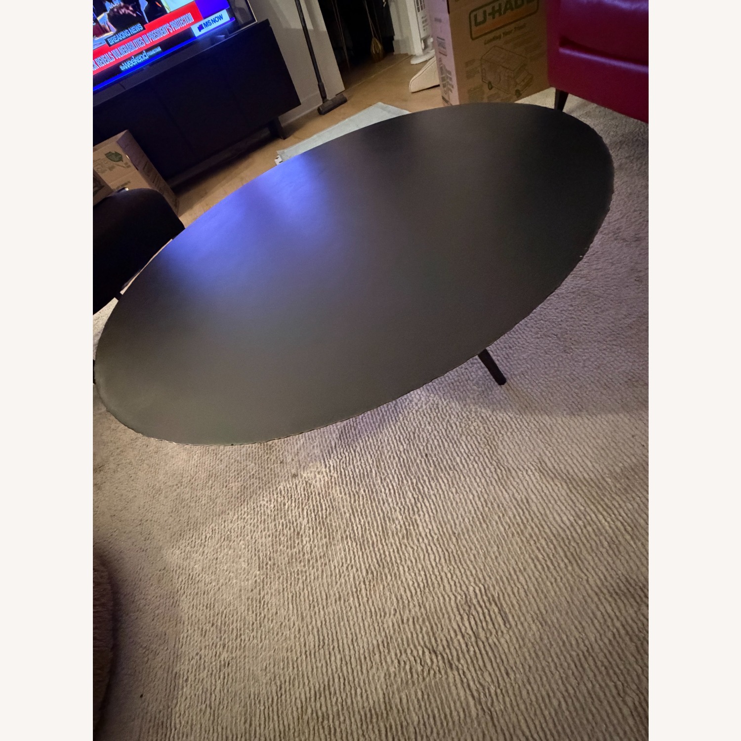 Modern Sculptural Round Coffee Table - image-3