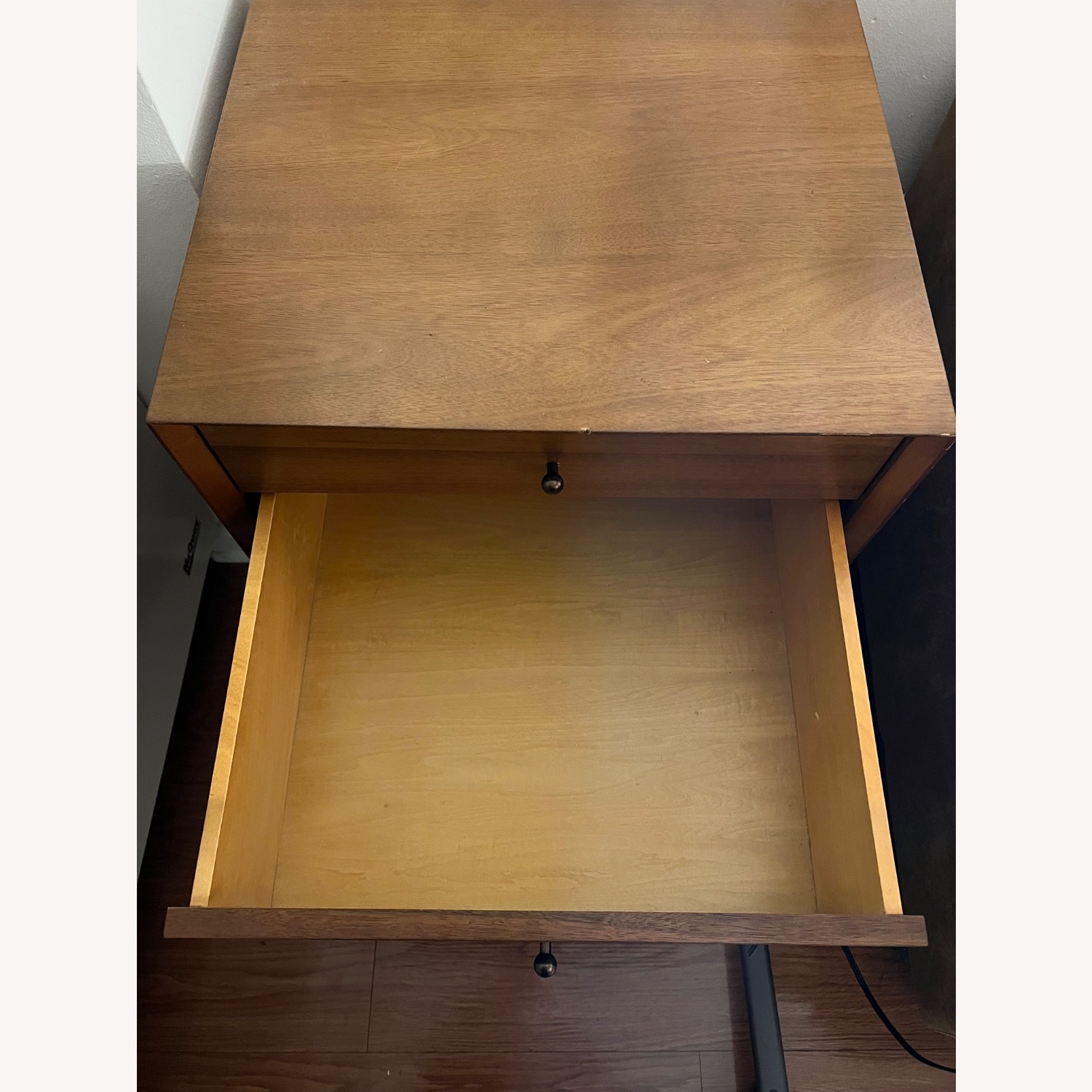 West Elm Wood Nightstand - image-9