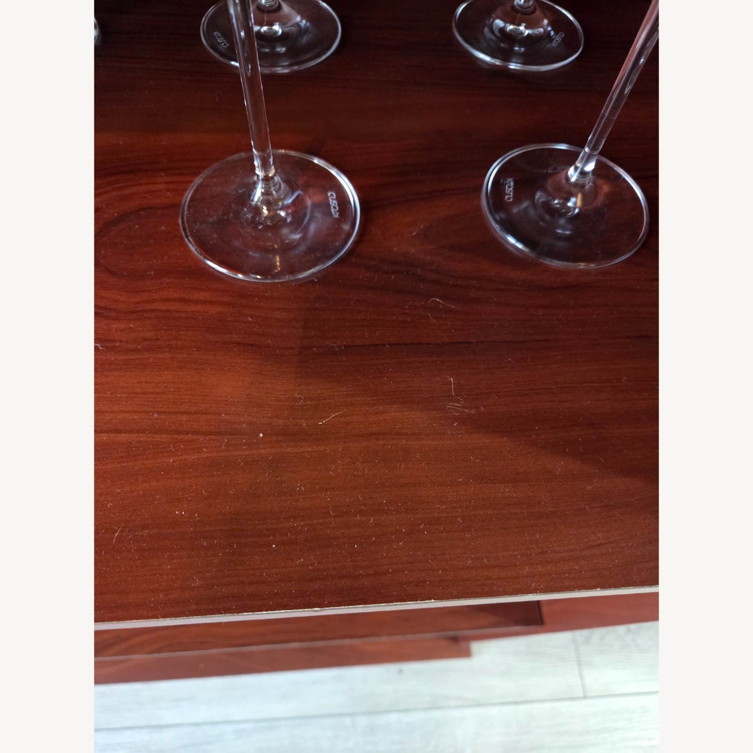 Dark Brown Wood Bookcase - image-5