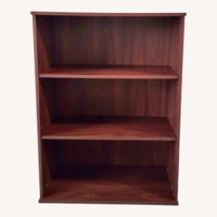 Dark Brown Wood Bookcase
