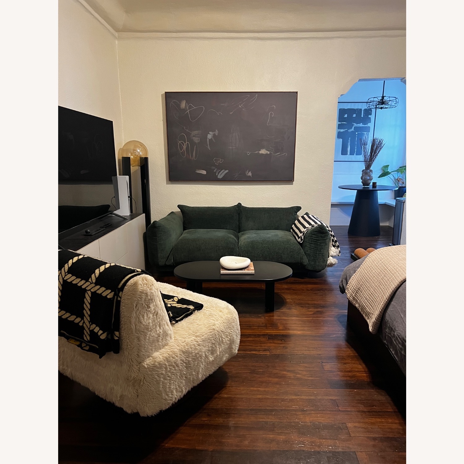 Modern 2 Seater Sofa - image-1