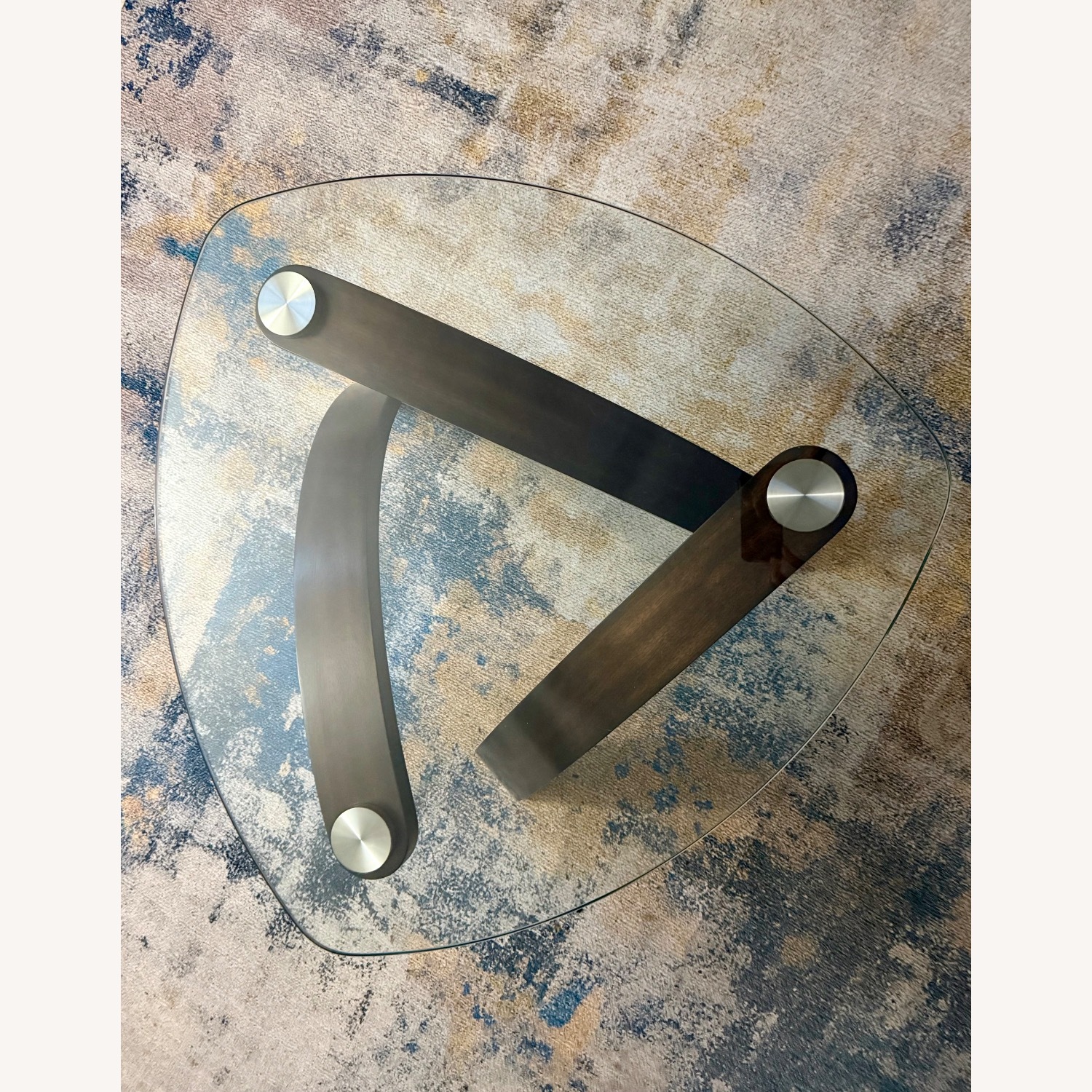 Raymour & Flanigan Allure Dark Brown Wood Coffee Table - image-1