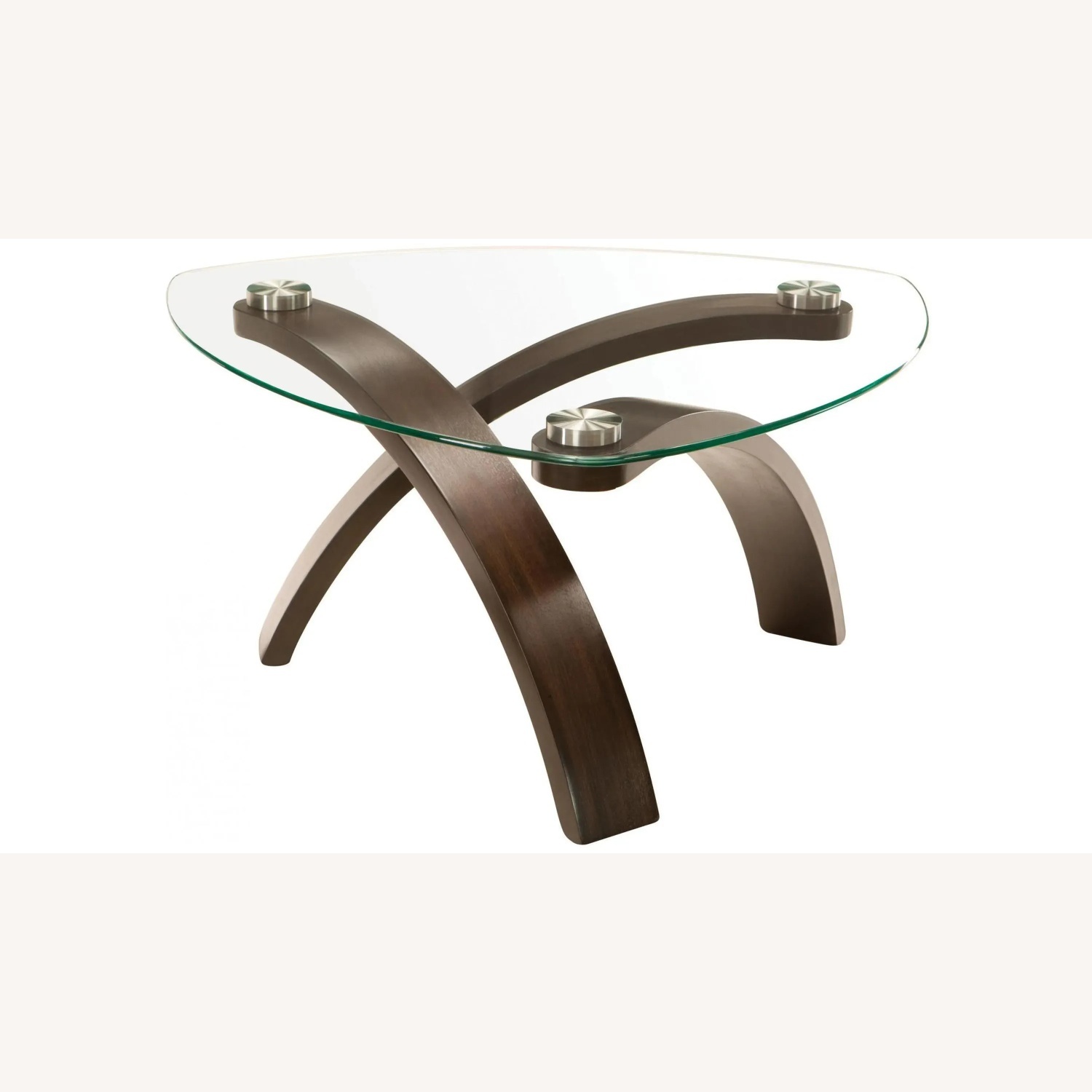 Raymour & Flanigan Allure Dark Brown Wood Coffee Table - image-5