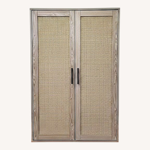 Used Natural Wood Armoire for sale on AptDeco