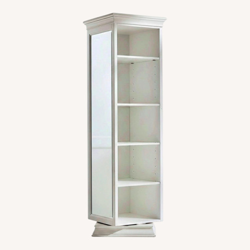 Used Pottery Barn White Tower Bookcase for sale on AptDeco