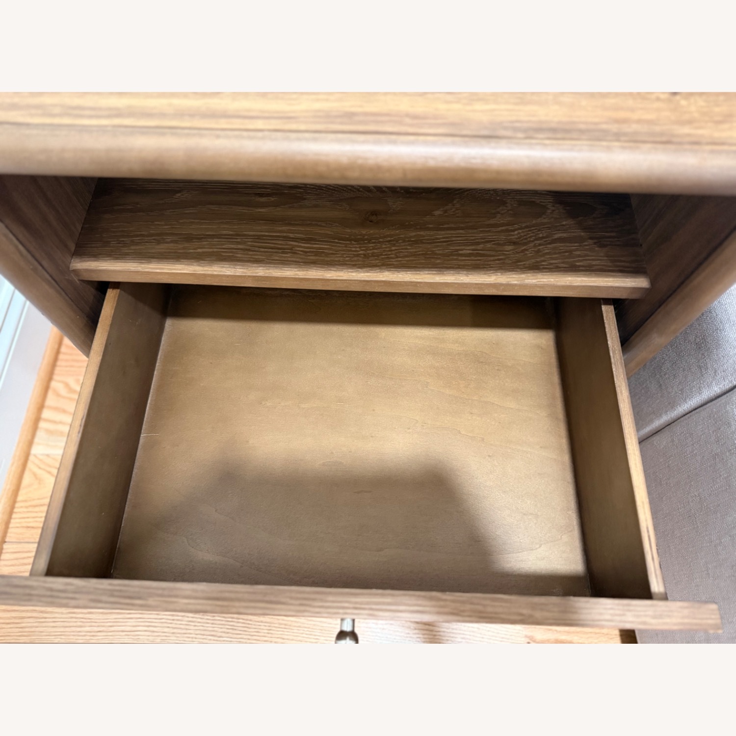 West Elm Miles Light Brown Wood Nightstands - image-8