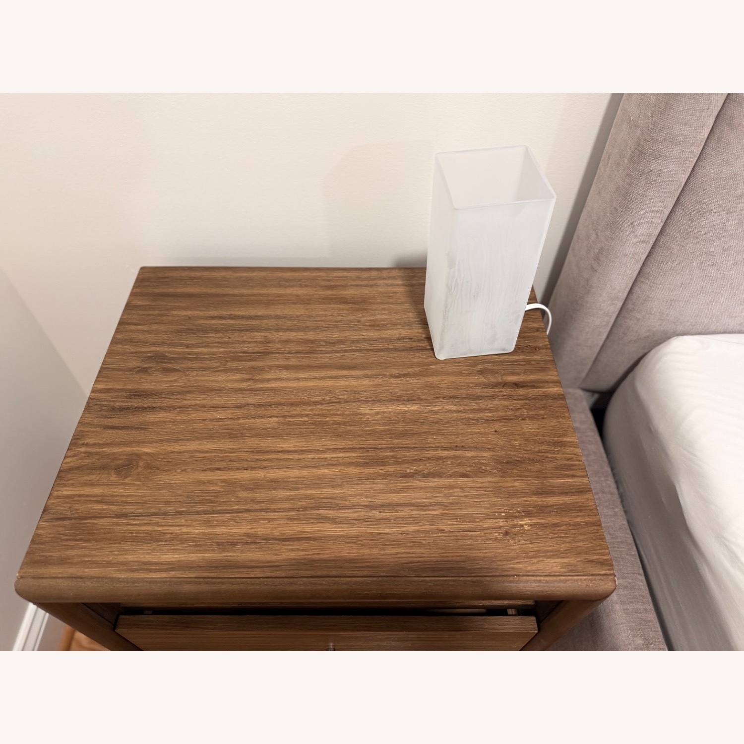 West Elm Miles Light Brown Wood Nightstands - image-10