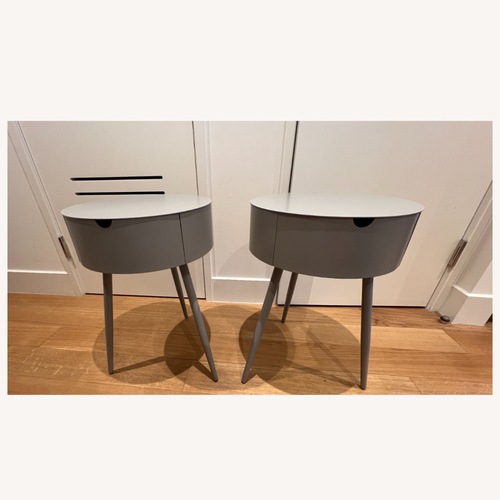 Used West Elm Mitzi Round End Tables  for sale on AptDeco