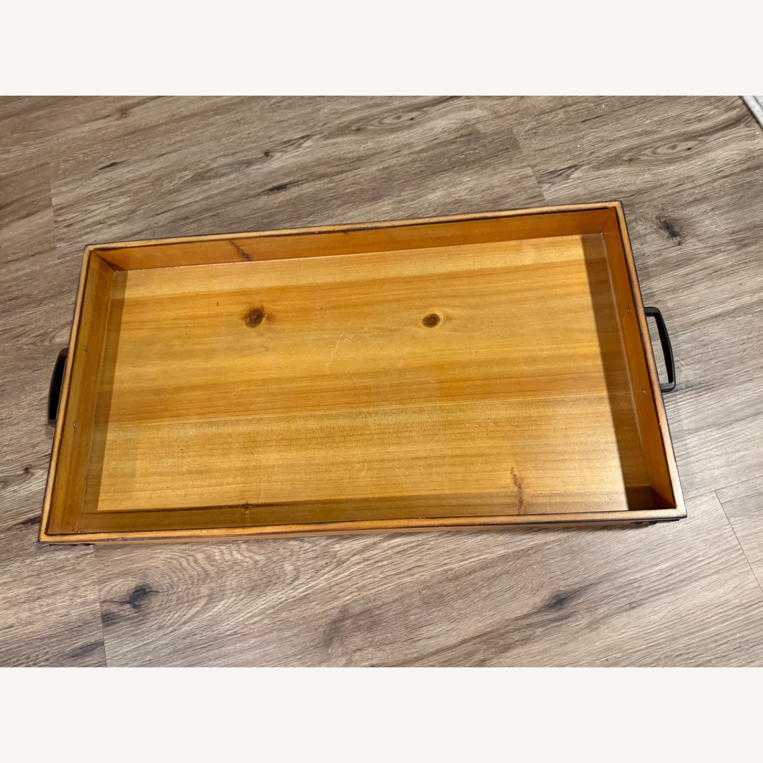 Rolling Bar Cart with Removable Tray - image-3