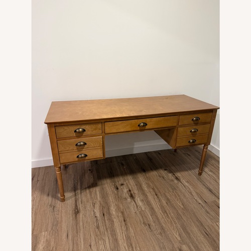 Used Home Decorator's Collection Natural Wood Desk for sale on AptDeco
