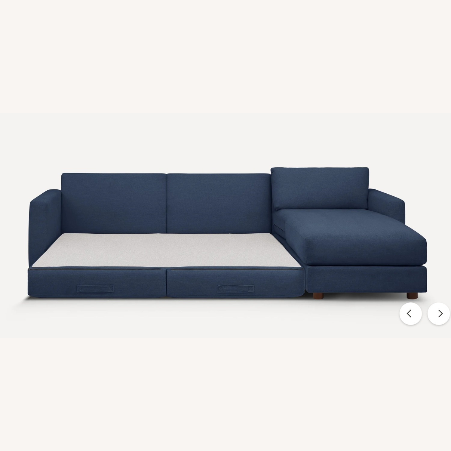 Burrow Span Blue Fabric 3+ Piece Sectional - image-2