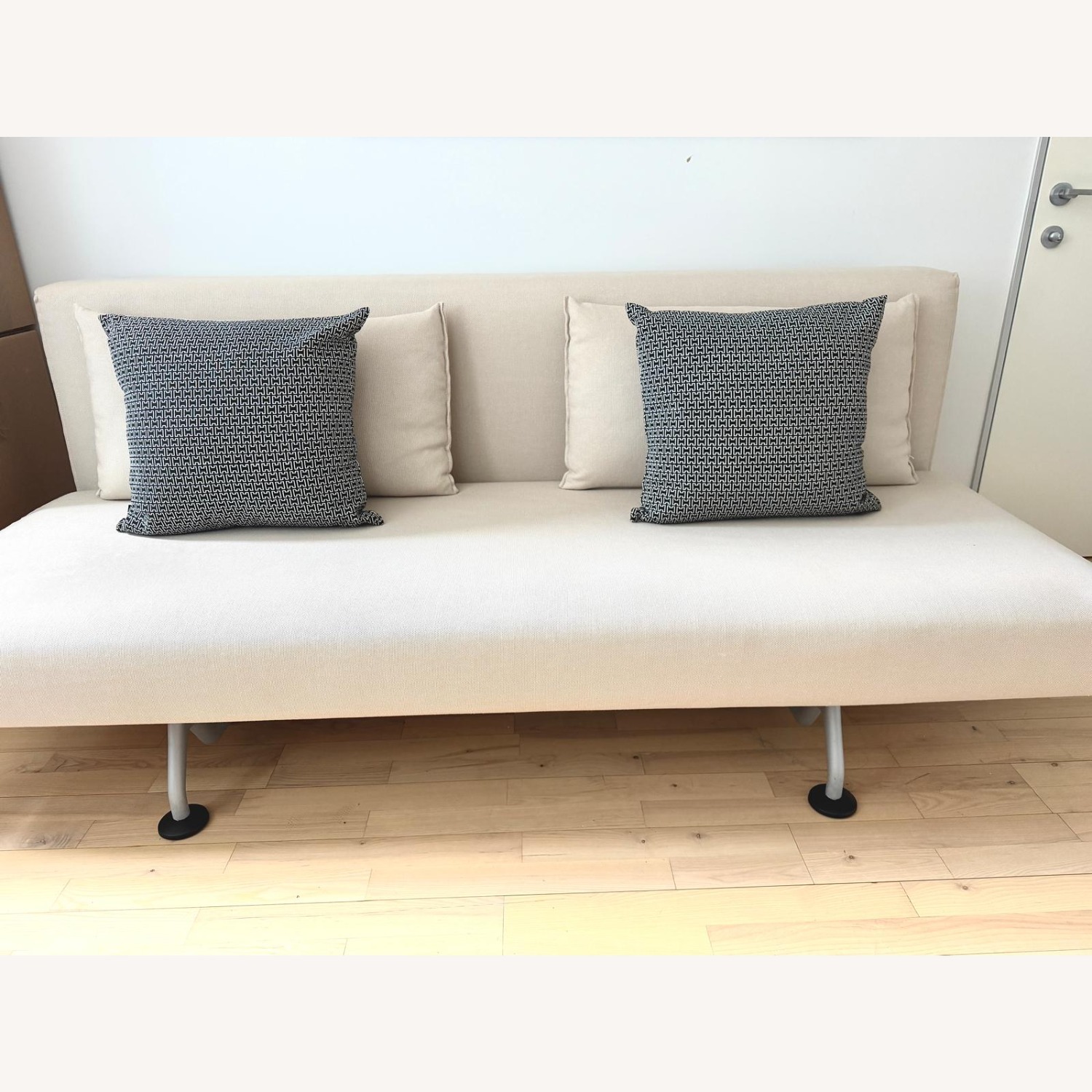 Tacchini Natural Fabric Sleeper Sofa - image-8