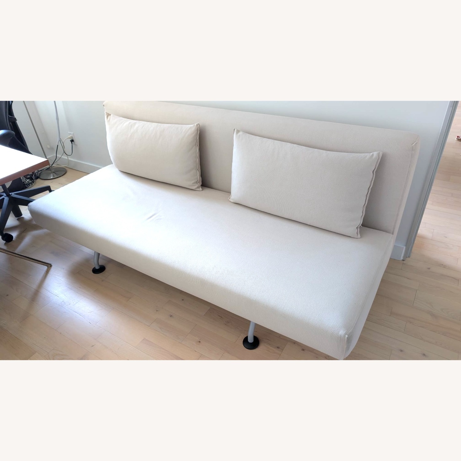 Tacchini Natural Fabric Sleeper Sofa - image-3