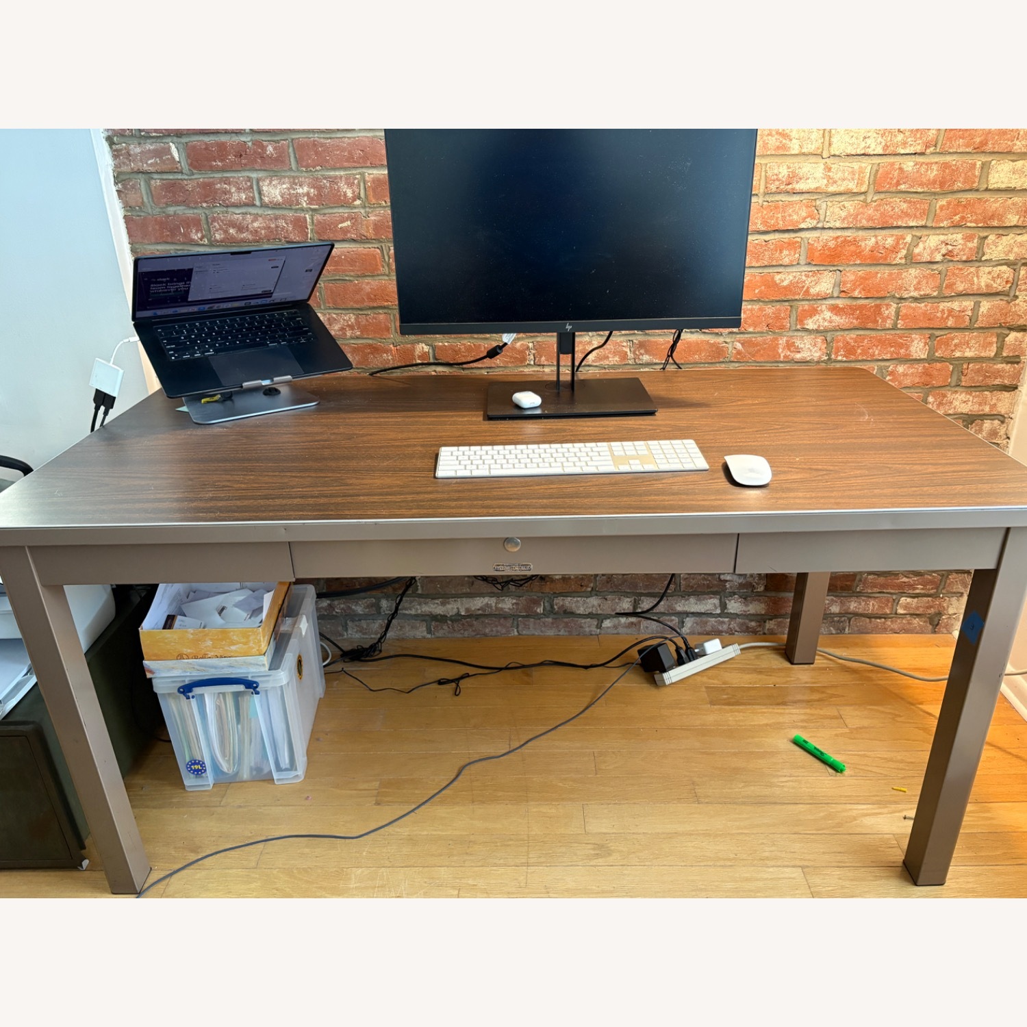 McDowell & Craig Tanker Metal Desk - image-5