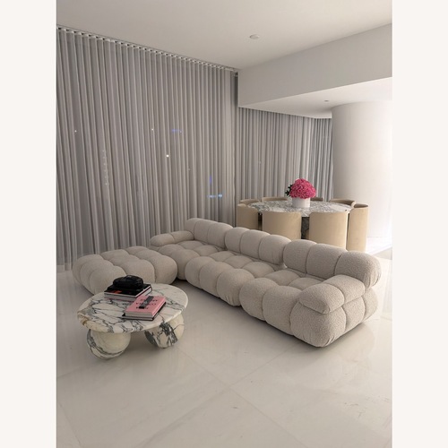 Used Rove Concepts Natural Boucle 3+ Piece Sectional for sale on AptDeco