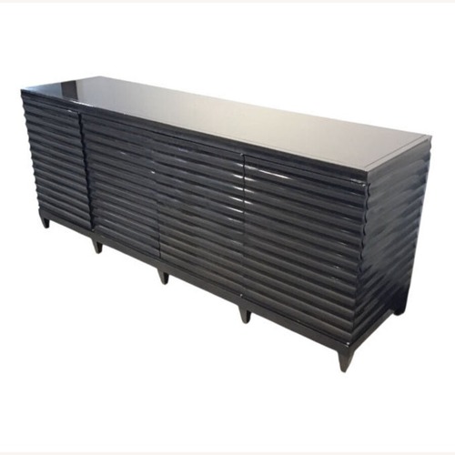 Used Custom Ribbed Lacquer 4-Door Buffet for sale on AptDeco
