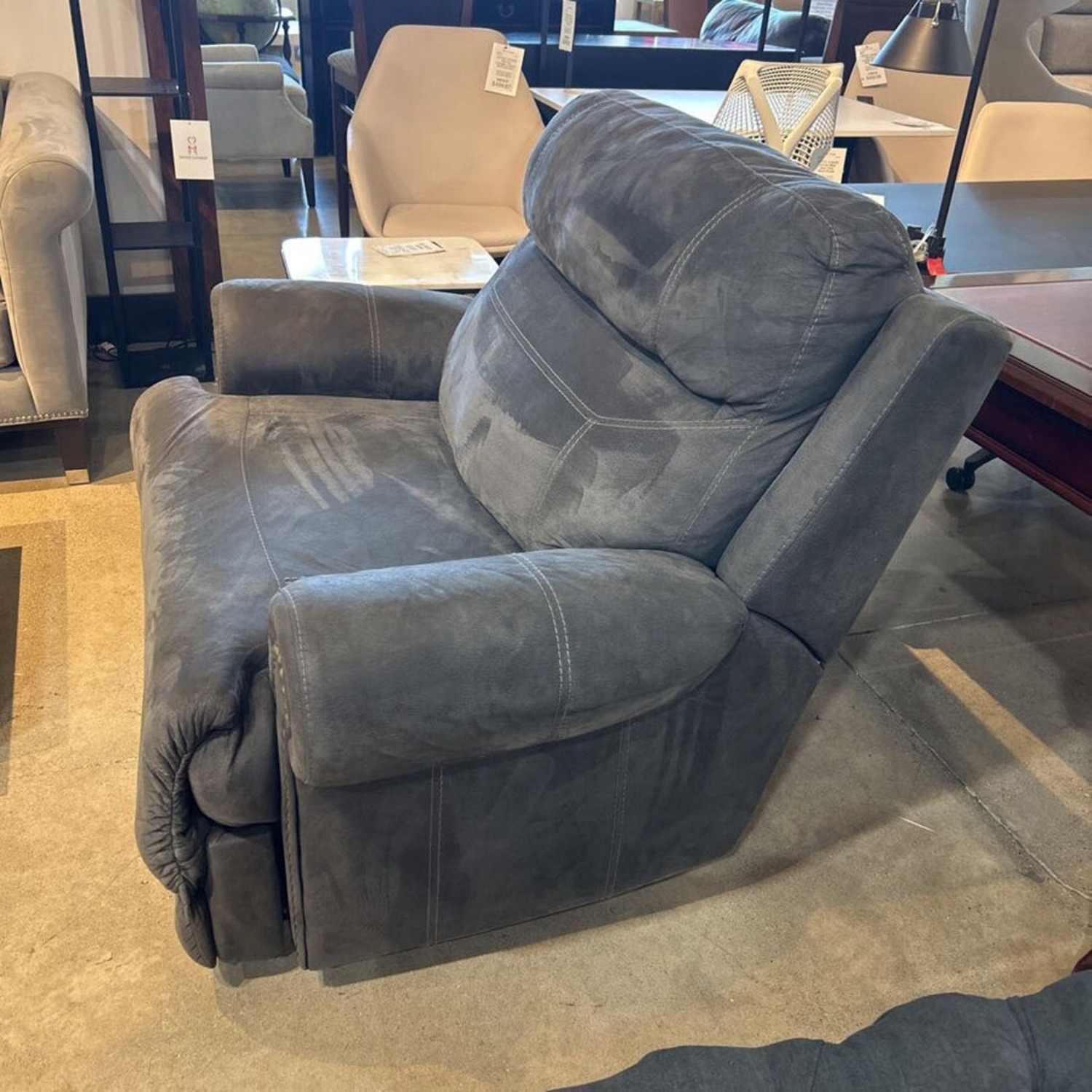 Clonmel Microfiber Wide Manual Recliner - image-3
