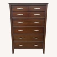Bassett Tall Wood 6-Drawer Dresser