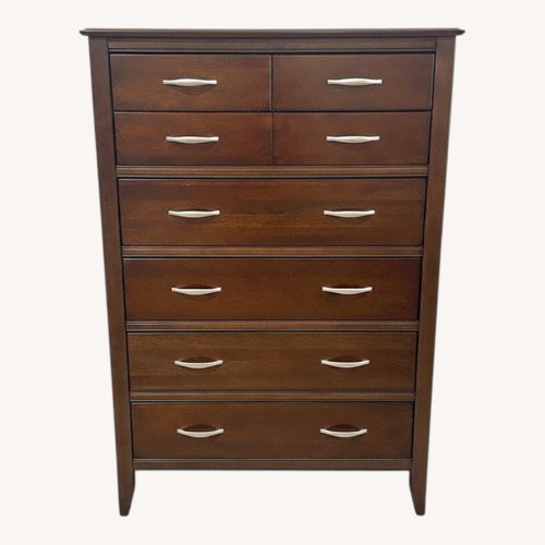 Used Bassett Tall Wood 6-Drawer Dresser for sale on AptDeco