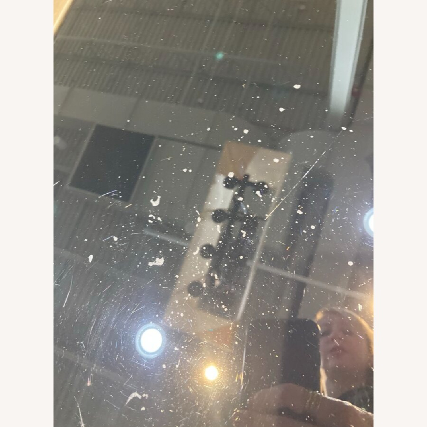 Tiered Metal & Smoked Glass Coffee Table - image-9