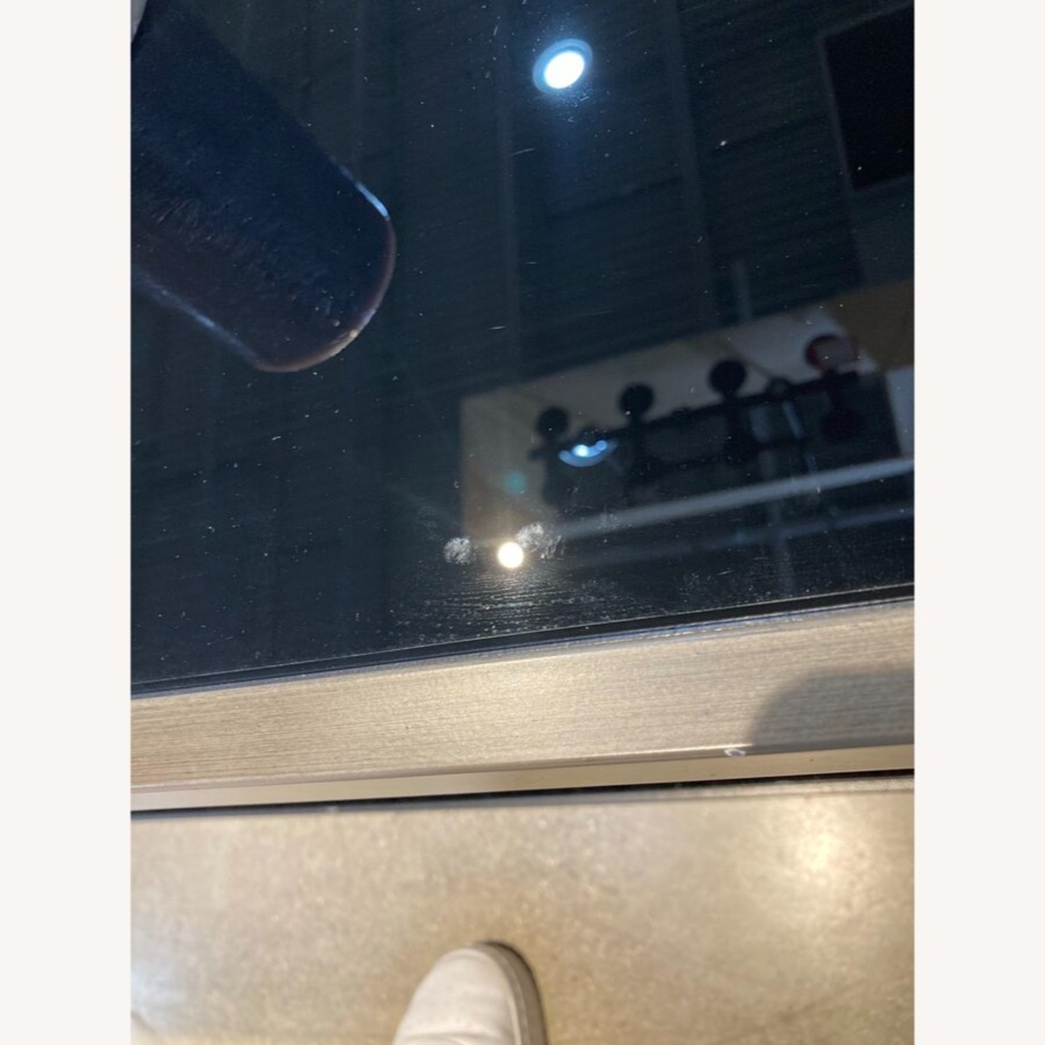 Tiered Metal & Smoked Glass Coffee Table - image-4