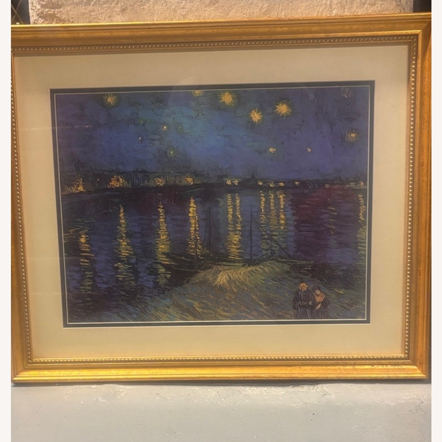 Framed Van Gosh Starry Night Over the Rhone - image-2