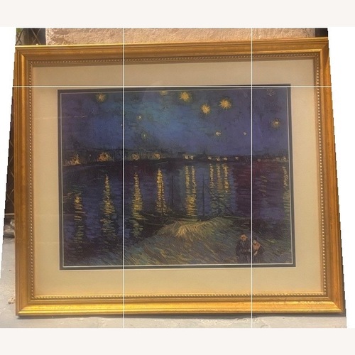 Used Framed Van Gosh Starry Night Over the Rhone for sale on AptDeco