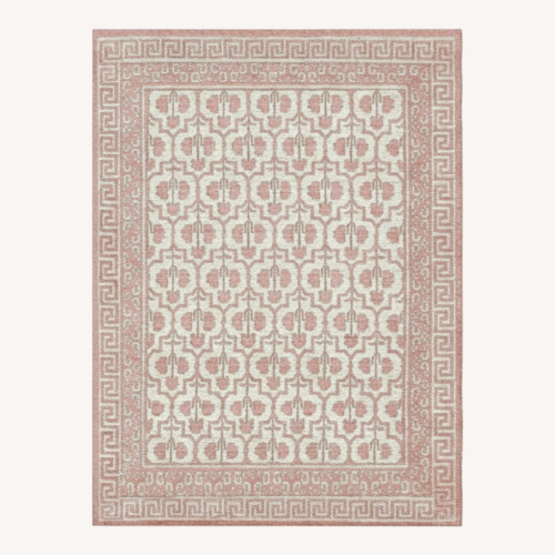 Used Pottery Barn Blush Braylin Hand-Tufted Wool Rug for sale on AptDeco