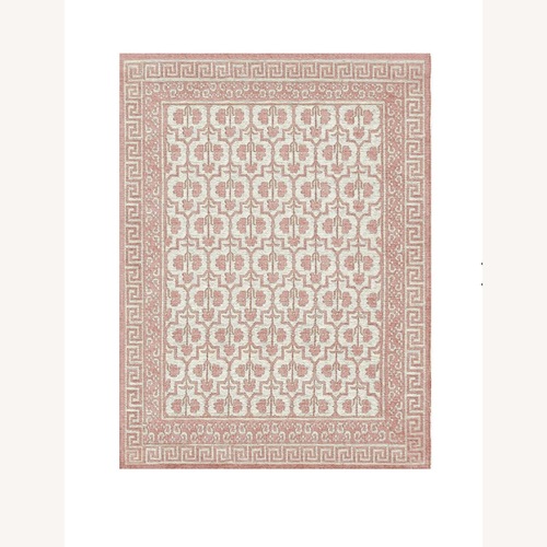 Used Pottery Barn Blush Braylin Hand-Tufted Wool Rug for sale on AptDeco