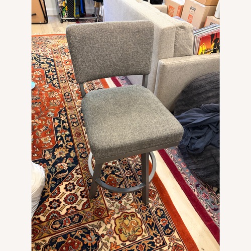 Used Light Gray Fabric Stools for sale on AptDeco