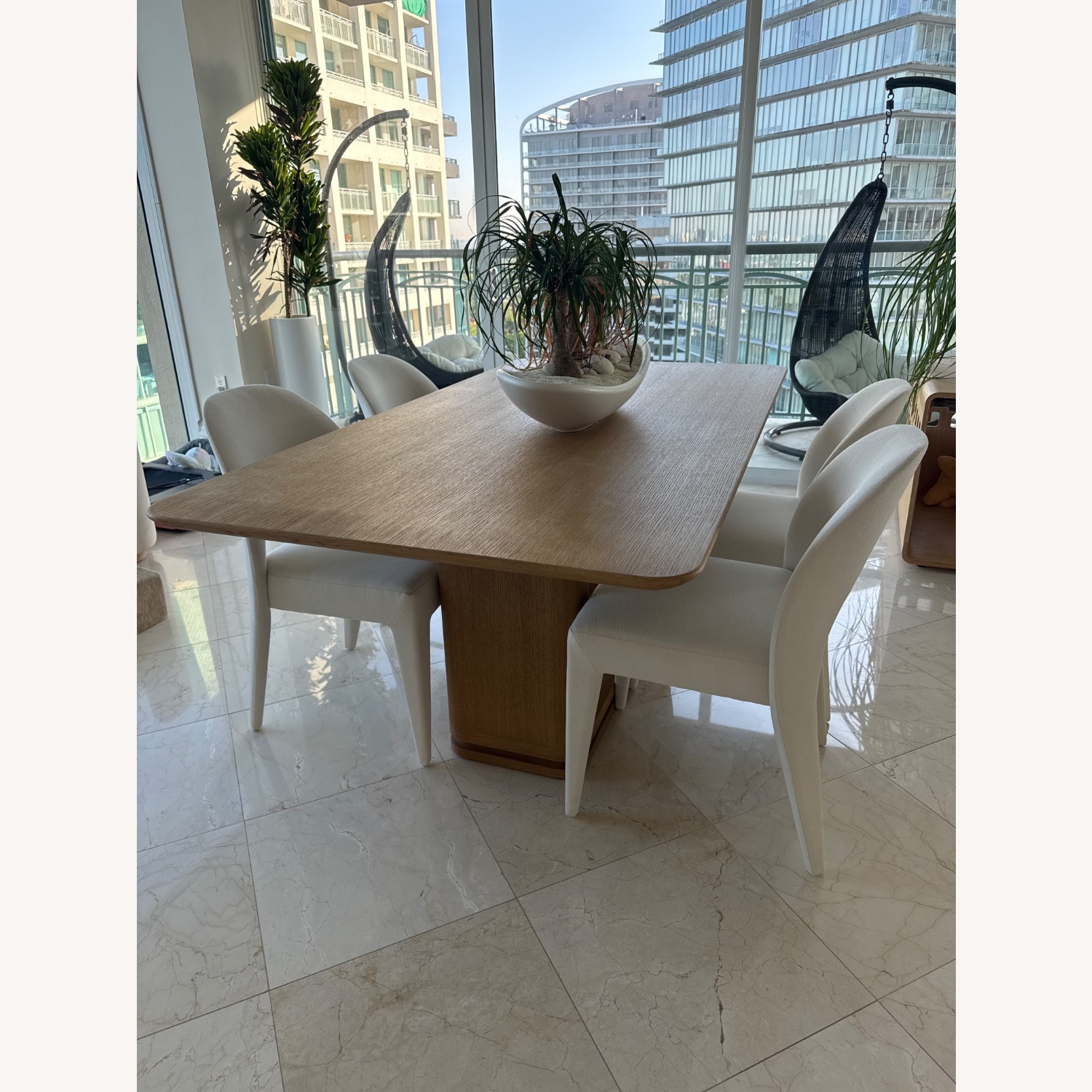 Restoration Hardware Ligné Open Rectangular Dining Table - image-3