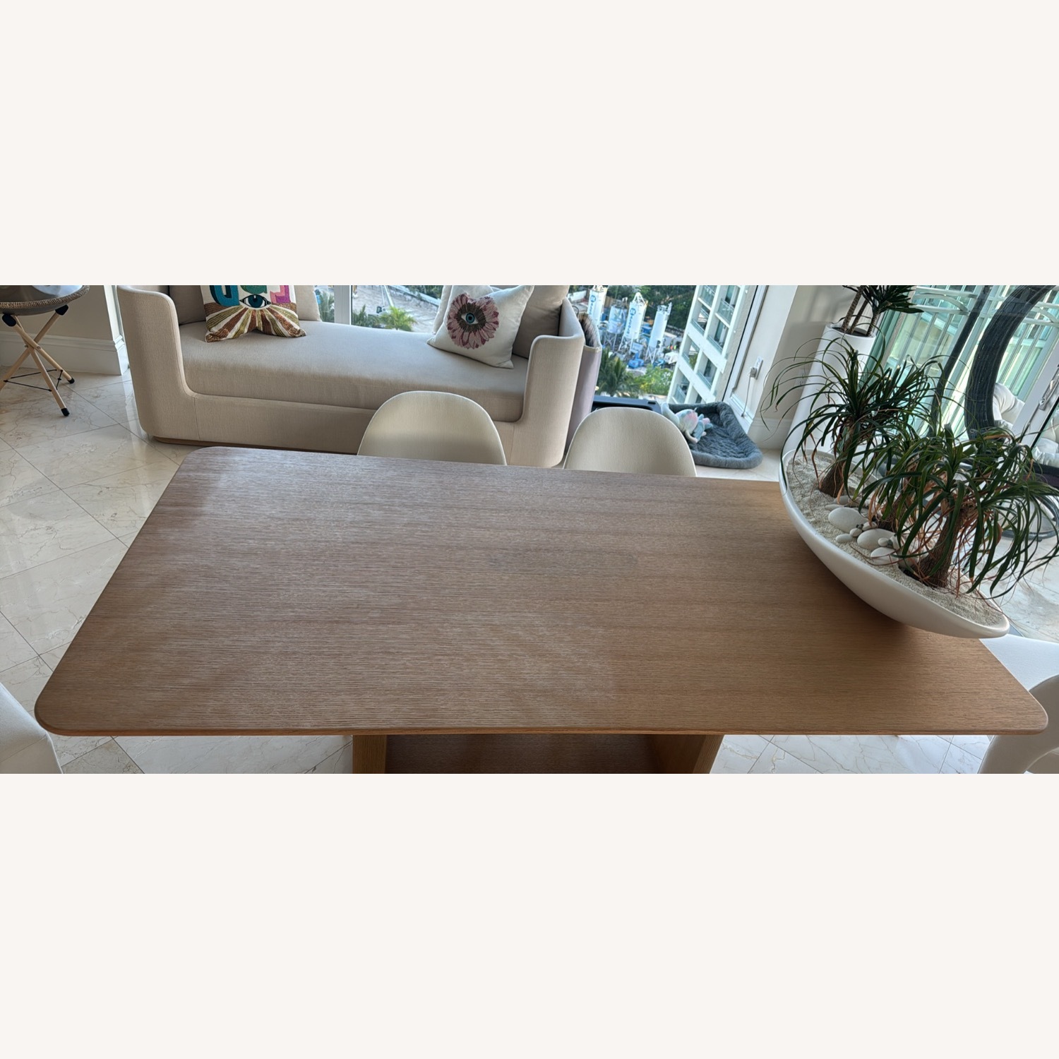 Restoration Hardware Ligné Open Rectangular Dining Table - image-2