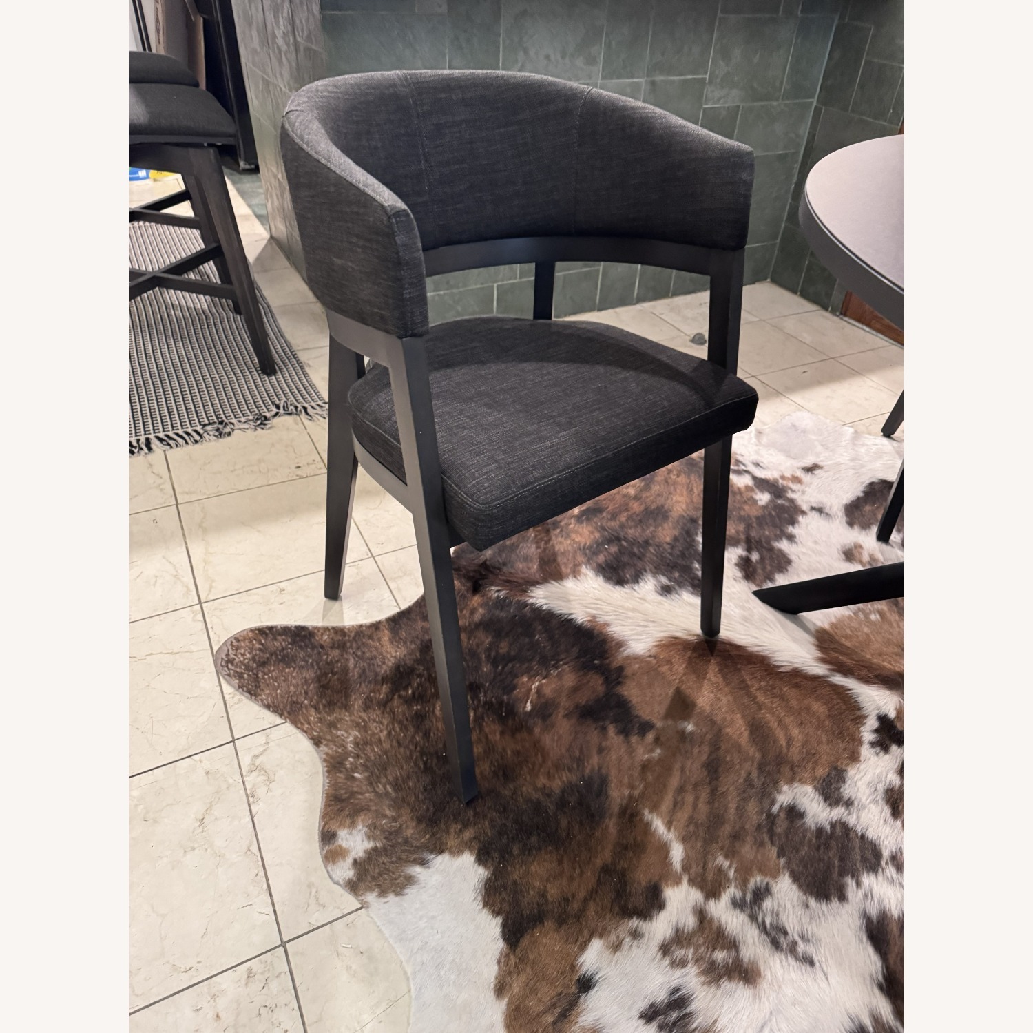 Dark Gray Ceramic Dining Set - image-5