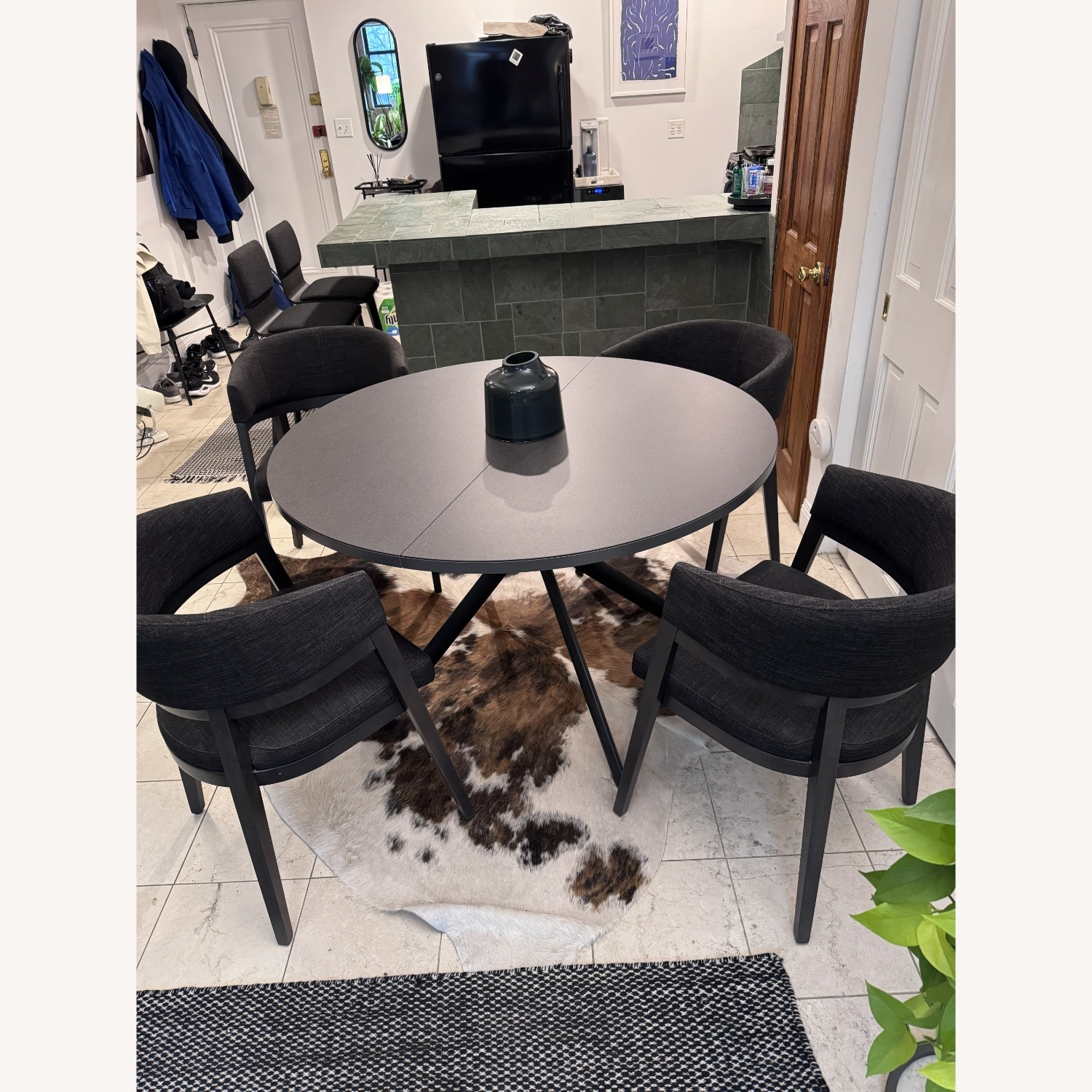 Dark Gray Ceramic Dining Set - image-1