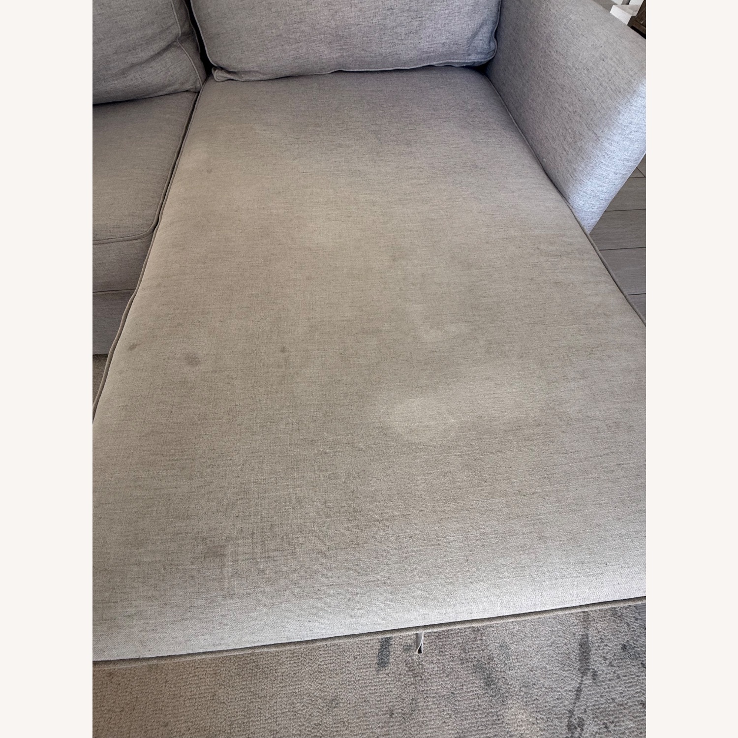 West Elm Harris Light Gray Fabric Sleeper Sofa - image-4