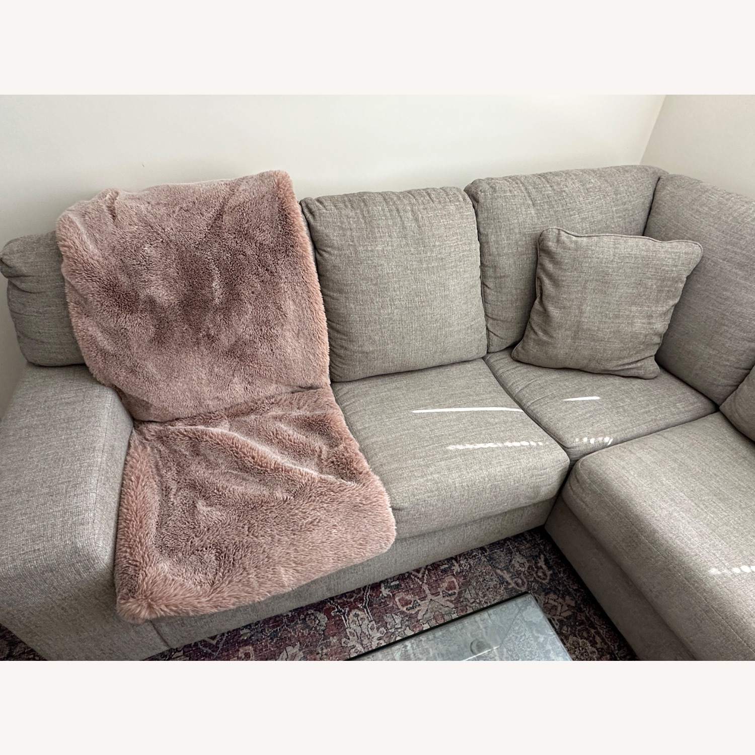 Living Spaces Bryton-Jute 3 Piece Sectional - image-7