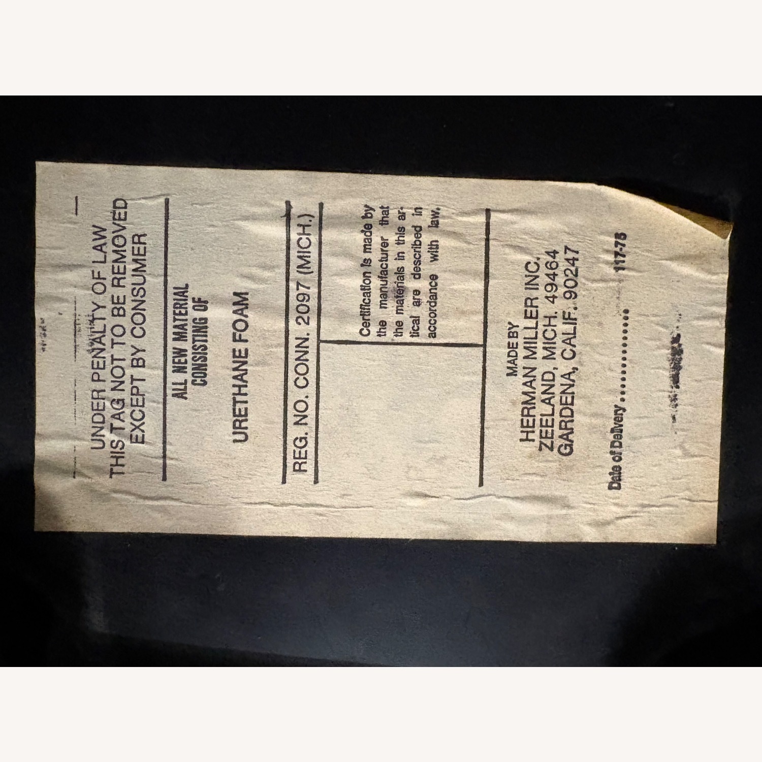 Herman Miller Orange Leather Accent Chairs - image-3