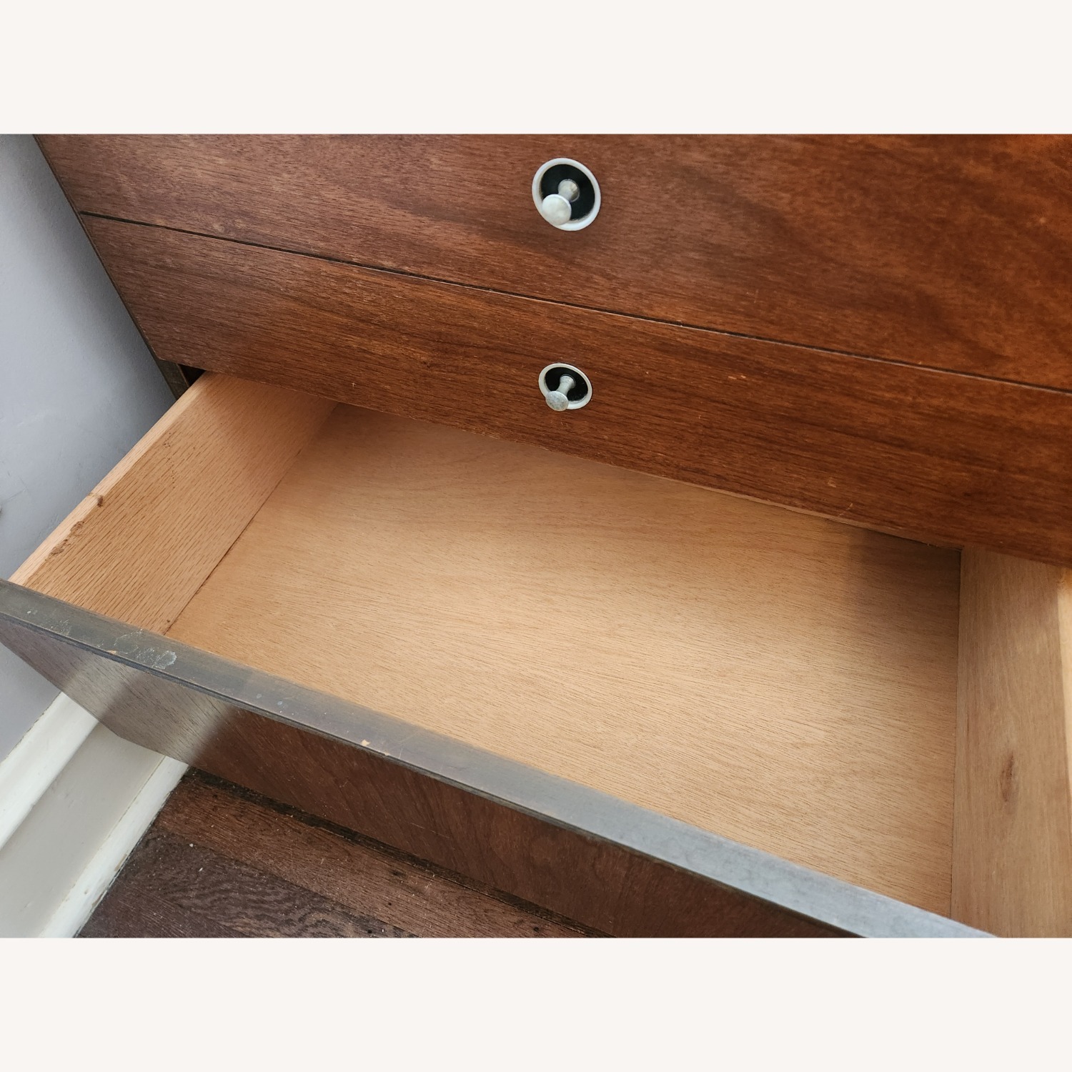 Bassett Dark Brown Wood Sideboard - image-5