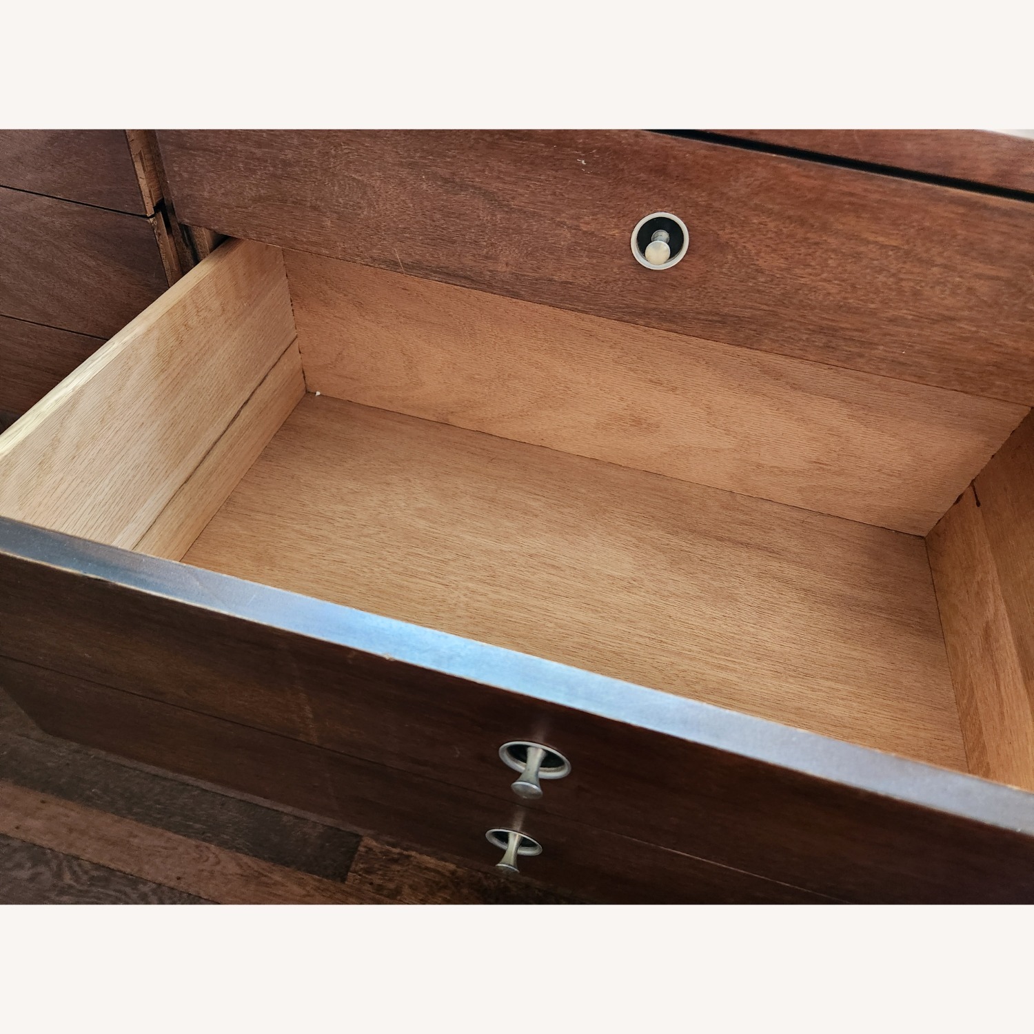 Bassett Dark Brown Wood Sideboard - image-6