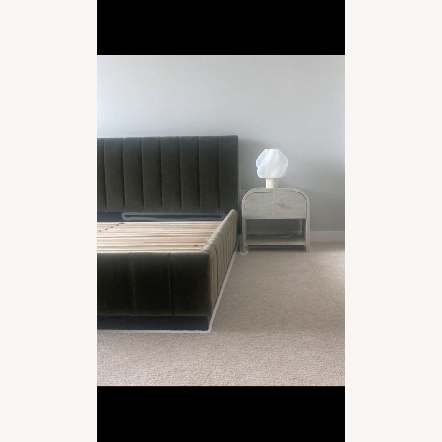 CB2 Green Forte King Bed - image-1