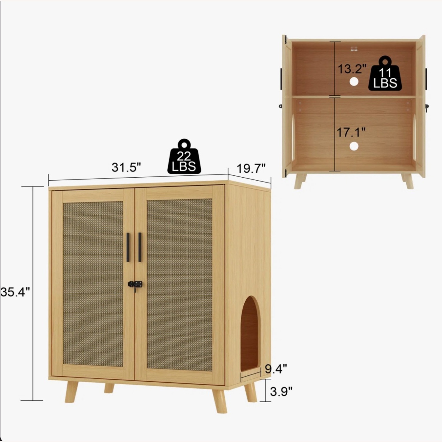 Wayfair Litter Box Enclosure - image-9