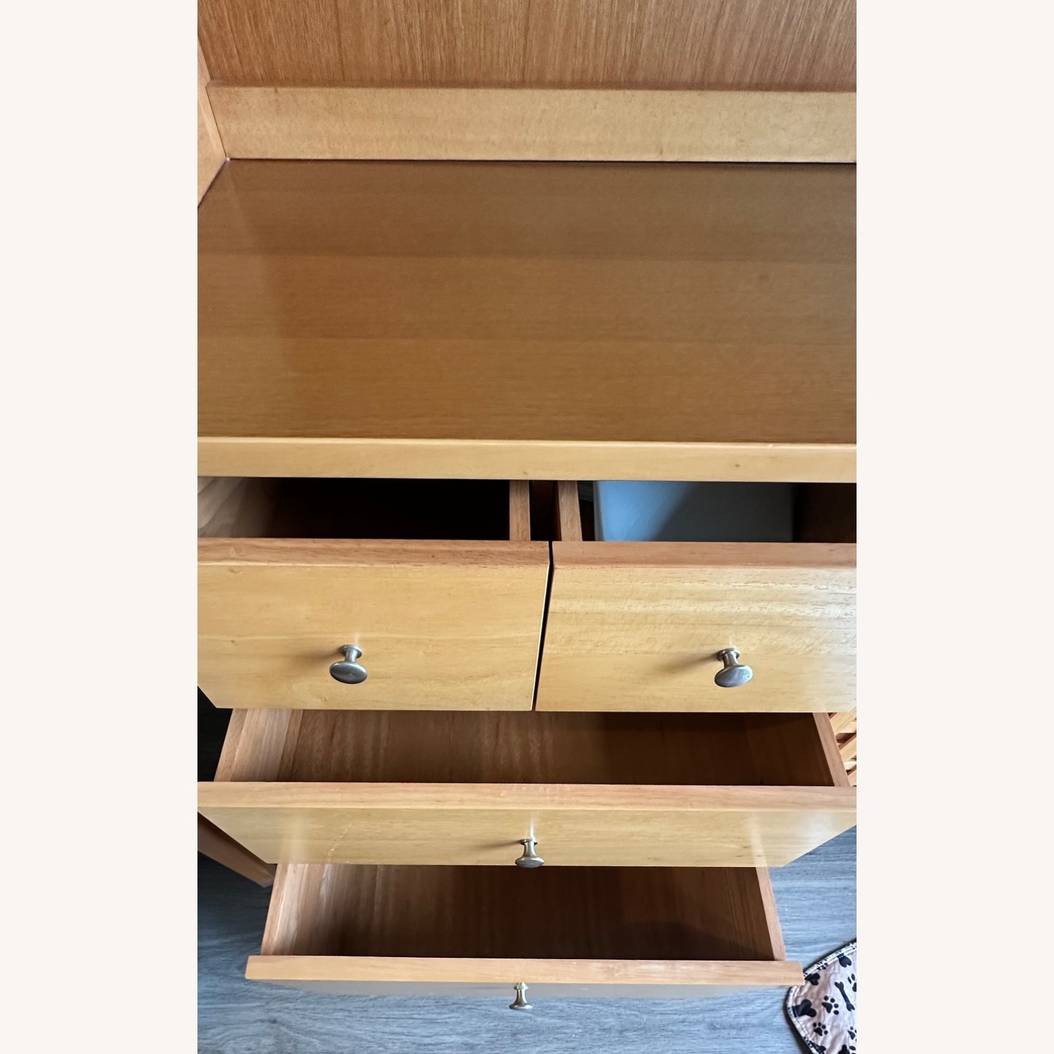 Harlem Wood Dining Hutch & Buffet Wall Unit - image-5