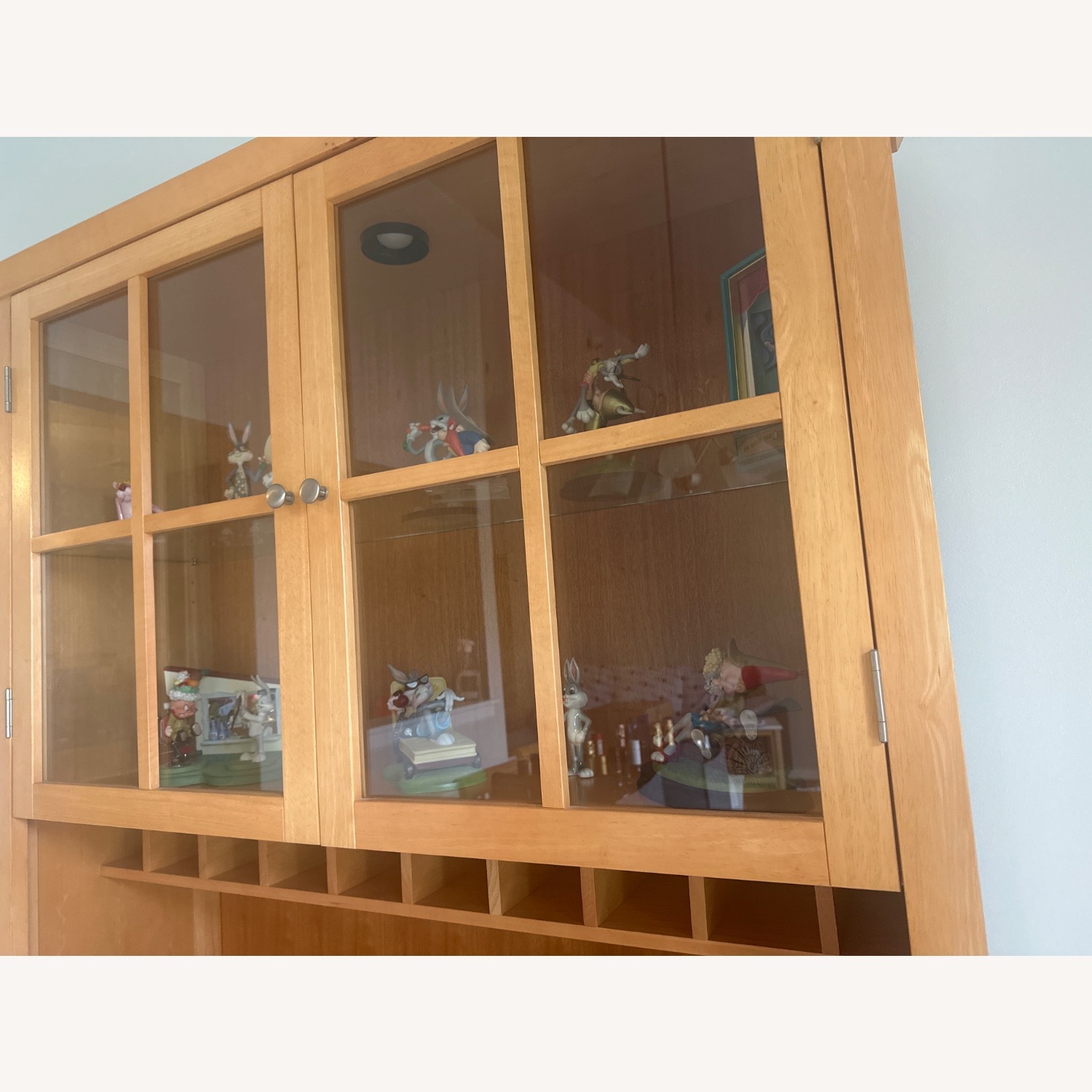 Harlem Wood Dining Hutch & Buffet Wall Unit - image-9