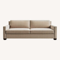 Pottery Barn Natural York Square Arm Sofa