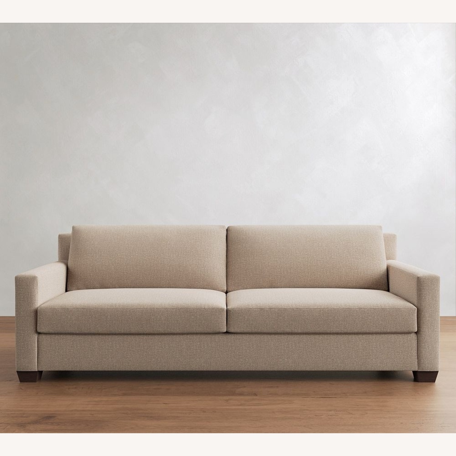 Pottery Barn Natural York Square Arm Sofa - image-5