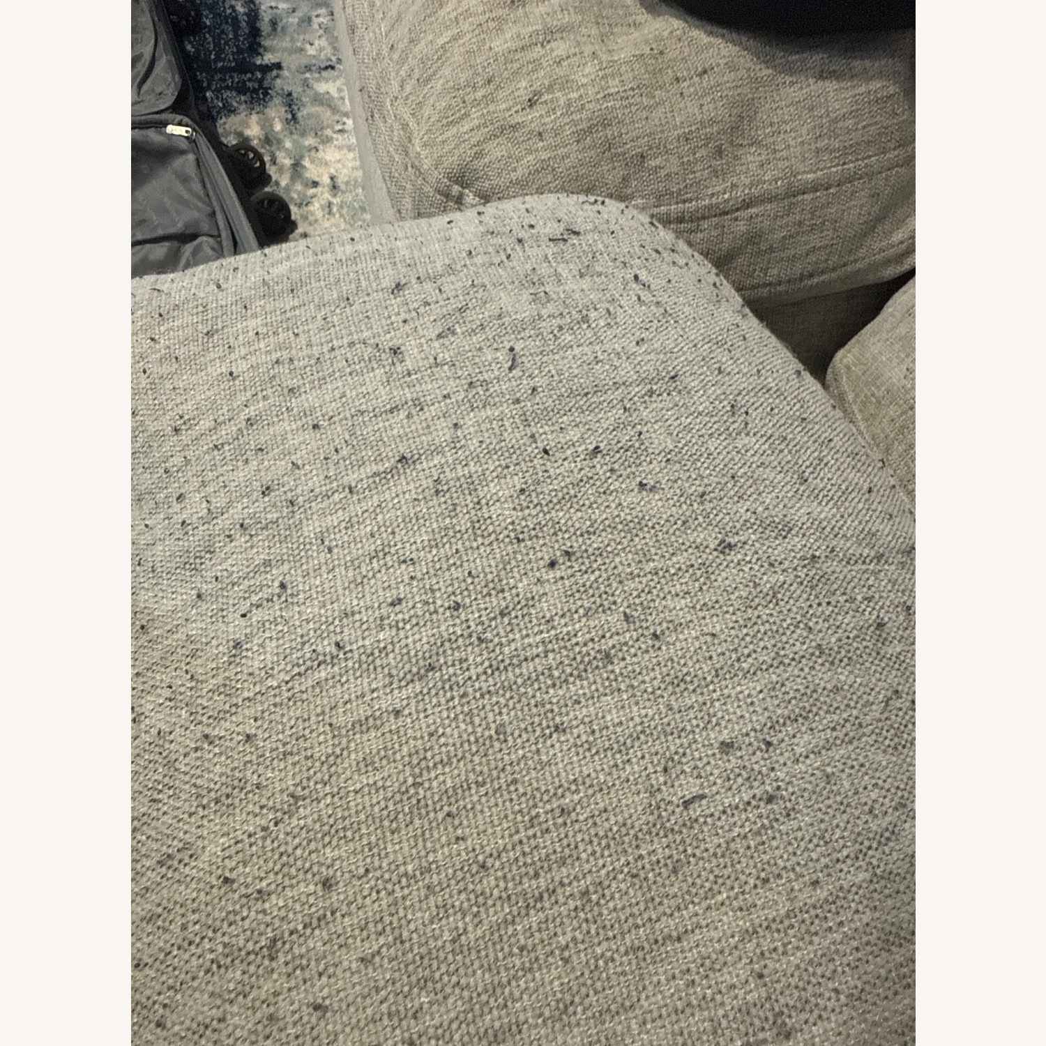 Living Spaces 2 Seater Sofa with Ottoman - image-4